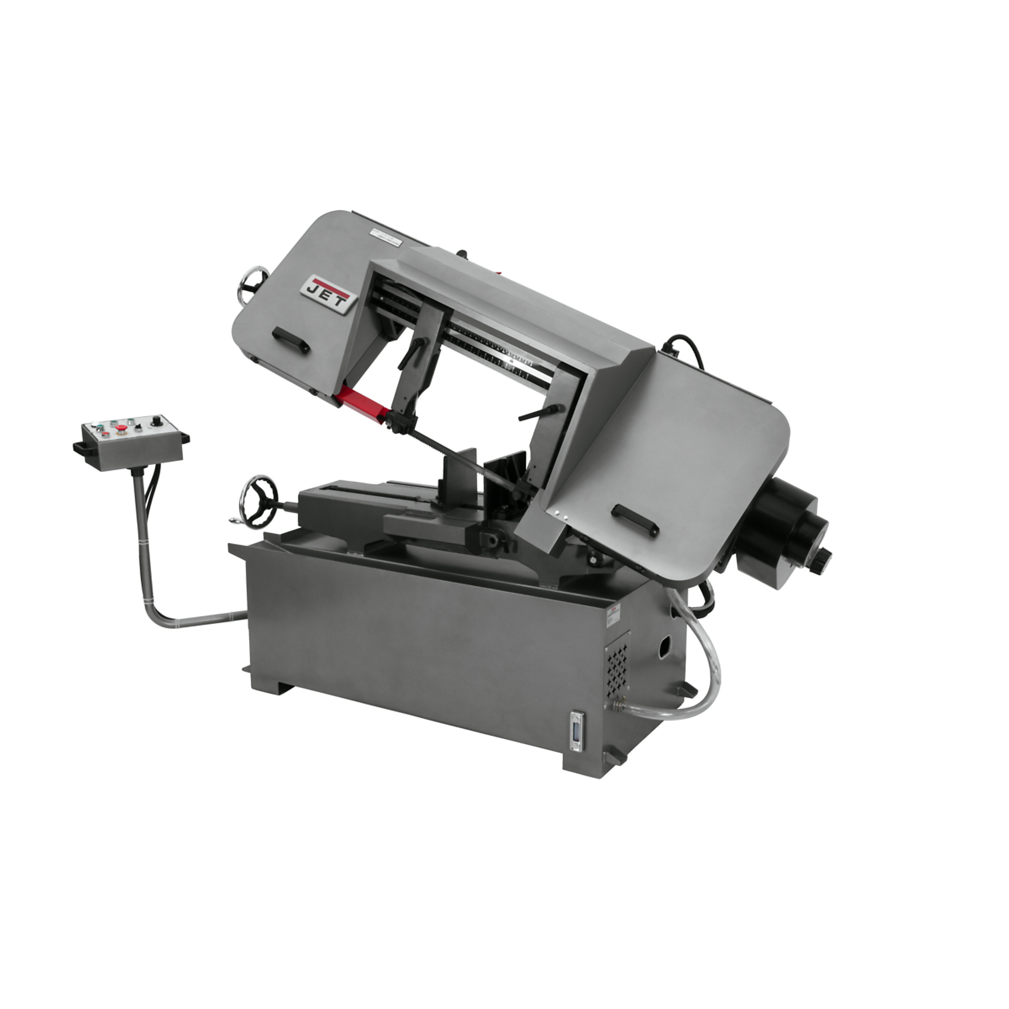 JET, Semi-Automatic Horizontal Bandsaw, Horsepower 1.5 HP, Volts 460 Power Type Corded, Model# J-7060-4